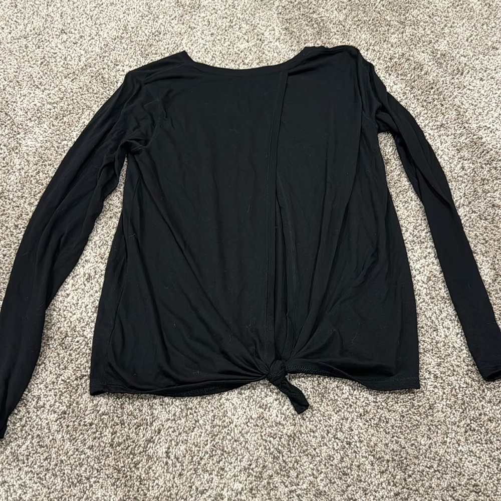 Old Navy Split Back Tie Long Sleeve